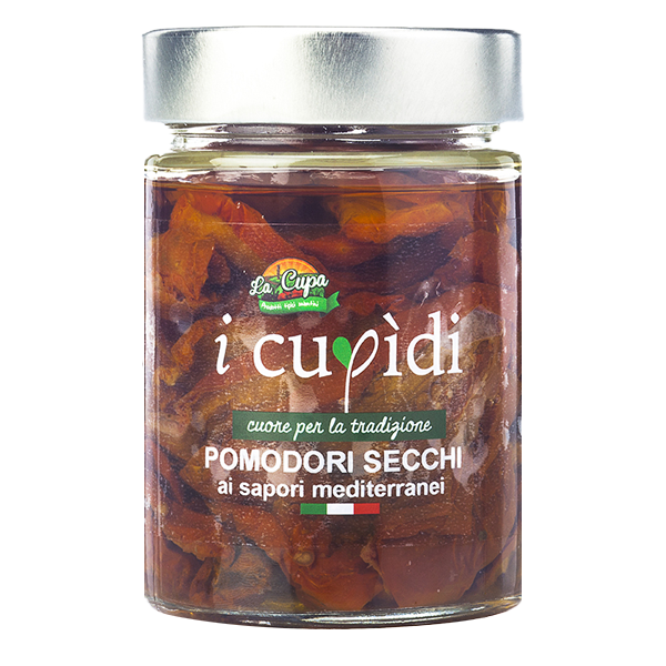 Pomodori secchi ai sapori mediterranei 300gr