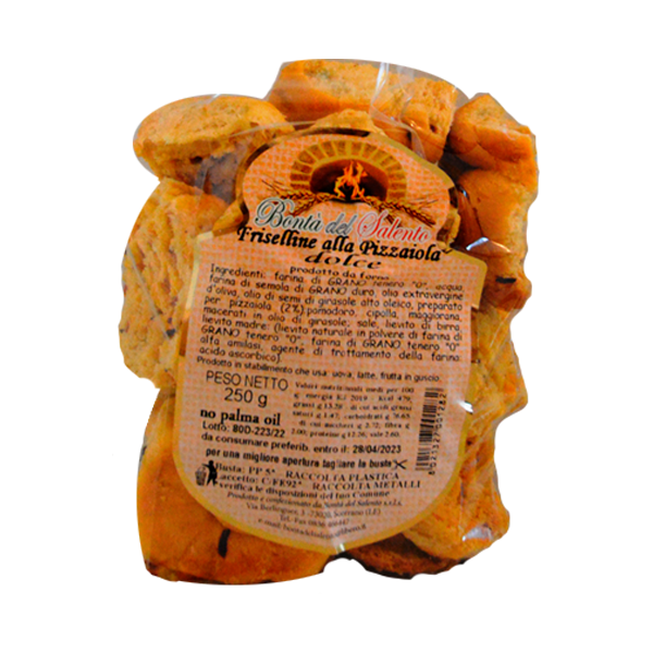 Friselline: pizzaiola dolce 250 gr
