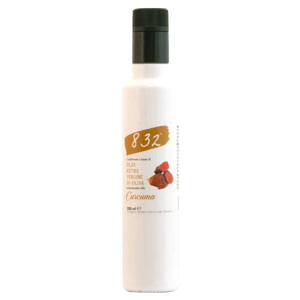 Olio EVO in bottiglia aromatizzato alla curcuma 250ml