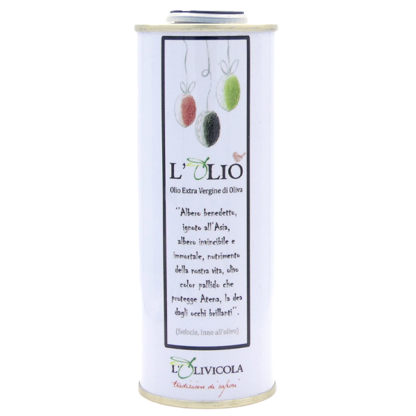 Olio EVO in lattina cilindrica 250ml