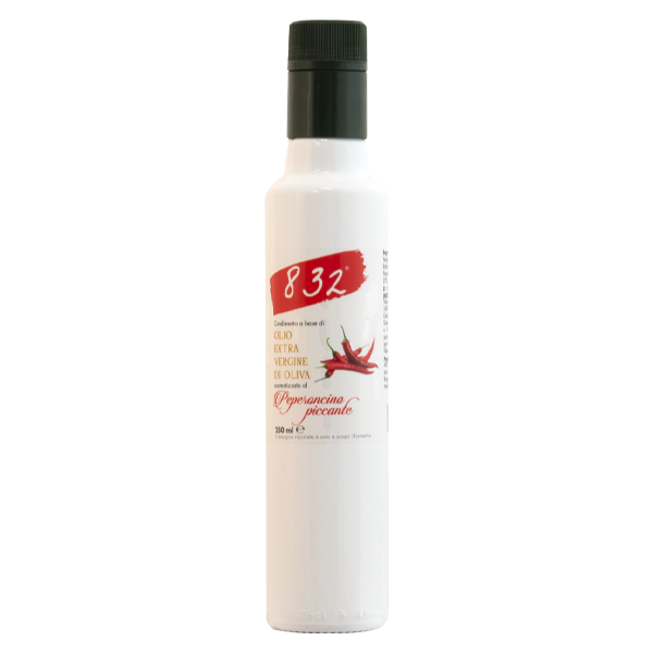 Olio EVO in bottiglia aromatizzato al peperoncino 250ml