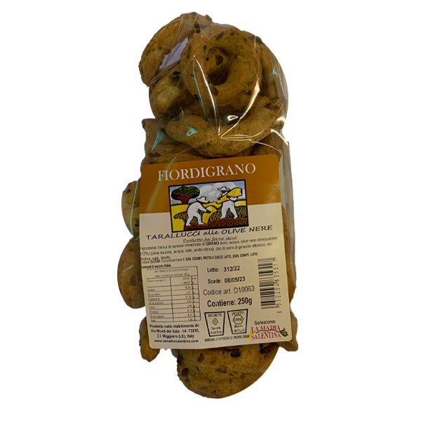 Tarallucci best olive nere 250gr